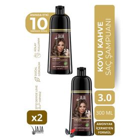Jaja 2x300 ml Koyu Kahve Saç Pigment Şampuanı