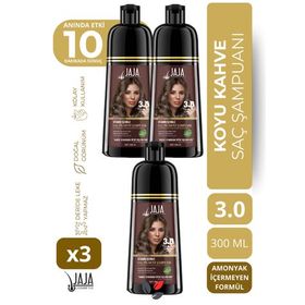 Jaja 3x300 ml Koyu Kahve Saç Pigment Şampuanı