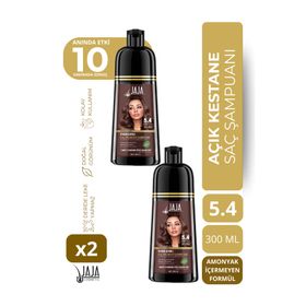 Jaja Açık Kestane 2x300 ml Beyaz Kapatıcı Şampuan
