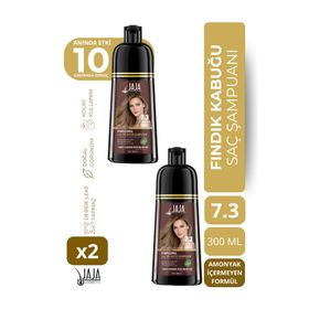 Jaja Doğal Fındık Kabuğu 2x300 ml Beyaz Kapatıcı Şampuan