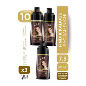 Jaja Doğal Fındık Kabuğu 3x300 ml Beyaz Kapatıcı Şampuan