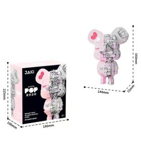 Jaki JK6250-2 Maker Pop Mıknatıs Ayı 546 Parça Oyuncak Yapım Seti