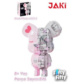 Jaki JK6250-2 Maker Pop Mıknatıs Ayı 546 Parça Oyuncak Yapım Seti