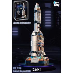 Jaki JK8501 Space Serisi Uzay Roketi 800 Parça Oyuncak Yapım Seti