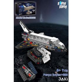 Jaki JK8502 Space Serisi Uzay Aracı 800 Parça Oyuncak Yapım Seti