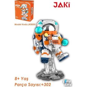 Jaki JK8505 Mini Space Serisi Astronot 302 Parça Oyuncak Yapım Seti
