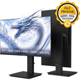 James Donkey Ravel Q70 27 inç 210 Hz 1 ms Fast IPS 2K QHD Pivot Gaming Monitör
