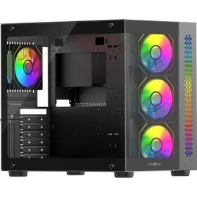 James Donkey Stark S800 ARGB Fanlı 750 W Siyah ATX Gaming Bilgisayar Kasası