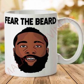 James Harden Fear The Beard Baskılı Kupa Bardak