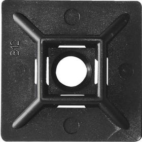 Jameson 19x19 mm Yapışkanlı Siyah Kroşe