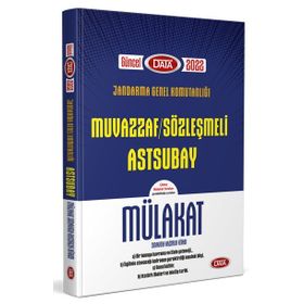 Jandarma Genel Komutanlığı Muvazzaf / Sözleşmeli Astsubay Mülakat Sınavına Hazırlık Kitabı 2022 - Data Yayınları