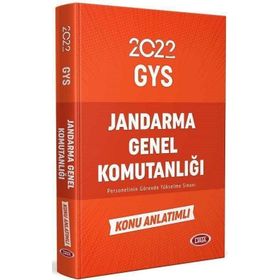 Jandarma Genel Komutanlığı Personeli Gys Konu Anlatımlı 2022 - Data Yayınları