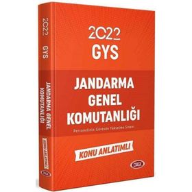 Jandarma Genel Komutanlığı Personeli Gys Konu Anlatımlı 2022 - Data Yayınları