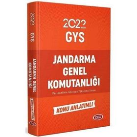 Jandarma Genel Komutanlığı Personeli Gys Konu Anlatımlı 2022 - Data Yayınları