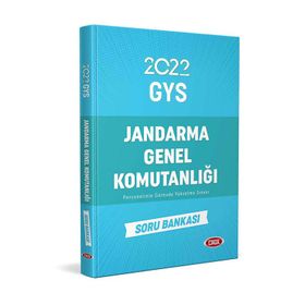 Jandarma Genel Komutanlığı Personeli Gys Soru Bankası 2022 - Data Yayınları