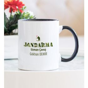 Jandarma Uzman Çavuş-Siyah Kupa Bardak