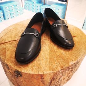 Janestt 145-34-604 Siyah Hakiki Deri Kadın Loafer Ayakkabı
