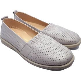 Janestt 428-42000 Vizon Vizon Hakiki Soft Deri Kadın Casual Ayakkabı