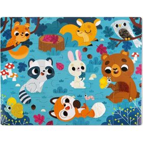 Janod 20 Parça Dokun Hisset Hayvanlar Puzzle