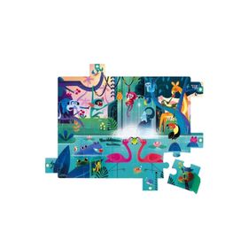 Janod 20 Parça Sürpriz Orman Puzzle