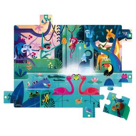 Janod 20 Parça Sürpriz Orman Puzzle