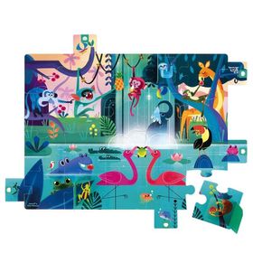 Janod 20 Parça Sürpriz Orman Puzzle