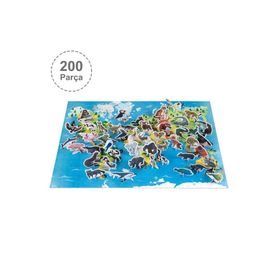Janod 200 Parça Figürlü Hayvanlar Puzzle