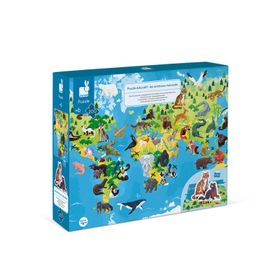 Janod 200 Parça Figürlü Hayvanlar Puzzle