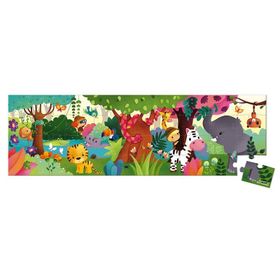 Janod 36 Parça Panoramik Orman Puzzle
