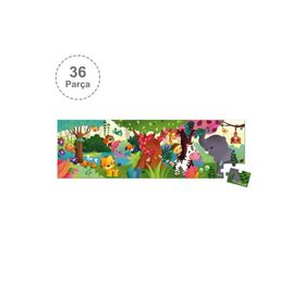 Janod 36 Parça Panoramik Orman Puzzle