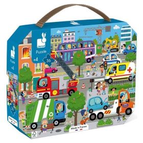 Janod 36 Parça Şehir Puzzle