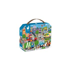 Janod 36 Parça Şehir Puzzle