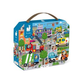 Janod 36 Parça Şehir Puzzle