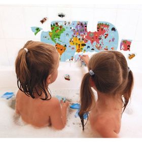 Janod Suya Dayanıklı 28 Parça Dünya Haritası Puzzle