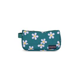 Jansport Medium Accessory Pouch Yeşil-Çiçek Desenli Kalem Çantası