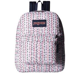 Jansport Superbreak Beyaz Renkli Noktalı Sırt Çantası