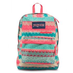 Jansport T50F04G Digibreak Malt Tan Boho Stripe Sırt Çantası