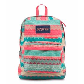 Jansport T50F04G Digibreak Malt Tan Boho Stripe Sırt Çantası
