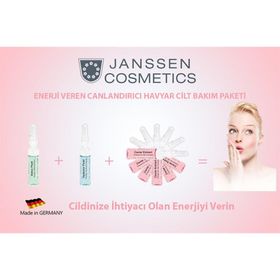 Janssen 9 Ürün Cosmetıcs Ampul Serum Enerji Veren Canlandırıcı Havyar Cilt Bakım Paketi