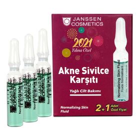 Janssen Cosmetics 3'lü Akne Karşıtı Yağlı Cilt Ampulü