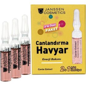 Janssen Cosmetics 3'lü Havyar İçerikli Ampul