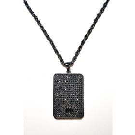 Janti JKMA19006 Kral Taç Tablet Zirkon Kolye