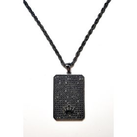 Janti JKMA19006 Kral Taç Tablet Zirkon Kolye