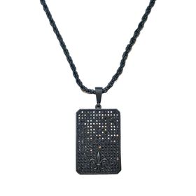 Janti JKMA19042 Zirkon Taşlı Çelik Tablet Kolye