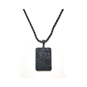 Janti JKMA19042 Zirkon Taşlı Çelik Tablet Kolye