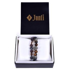 Janti JTKB19096 Kutulu Janti Li Kombin Erkek Bileklik