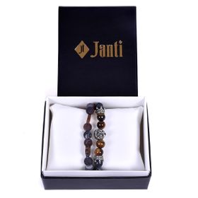 Janti JTKB19096 Kutulu Janti Li Kombin Erkek Bileklik
