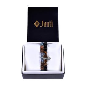 Janti JTKB19119 Kutulu Janti Li Kombin Erkek Bileklik