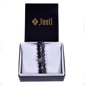 Janti JTKB19120 Kutulu Janti Li Kombin Erkek Bileklik