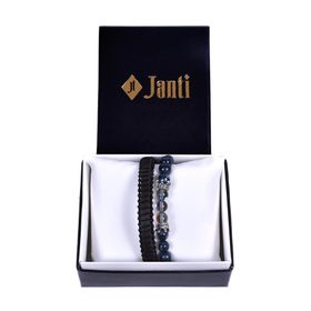 Janti JTKB19121 Kutulu Janti Li Kombin Erkek Bileklik